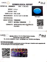 9.14/CT Natural Govt. Lab Certified Turquoise (832)